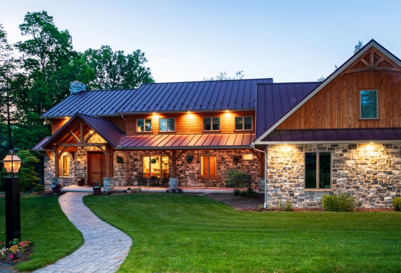 Rustic Creekside Home